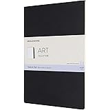 Moleskine Art Sketch Pad, Soft Cover, A4 (8.25" x 11.75") Plain/Blank, Black, 48 Pages (8058647626857)