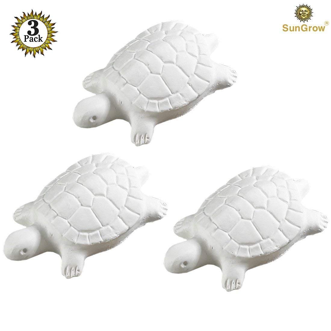 Turtle Water Conditioner by SunGrow – Protects Turtles, Amphibians & Reptile Pets from Salmonella - Contains Calcium for turtle Shell Development - One Block Sufficient for 60 Days