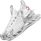 GJUYC Sneakers Shoes for Men Running Shoe Mens Trail Fashion Sport Man Athletic Men's Basketball Walking Casual Hiking Male Black White Blue Size Runner Breathable Women Boys Kids