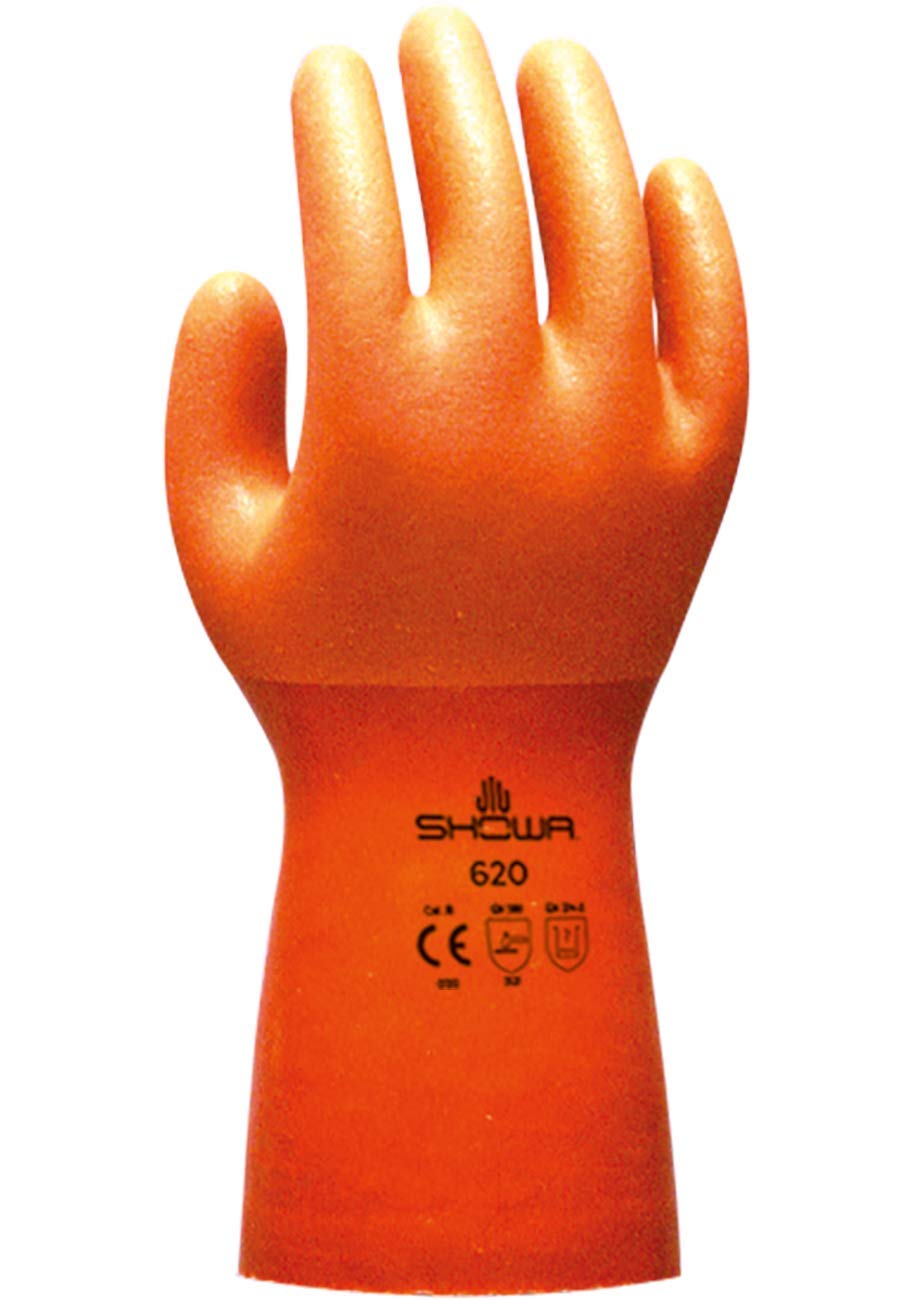Showa Gloves SHO620-L No.620 Glove, Size: L, Orange
