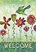 Toland Home Garden 119494 Groovy Blooms Spring Flag 12x18 Inch Double Sided Spring Garden Flag for Outdoor House Flower Flag Yard Decoration