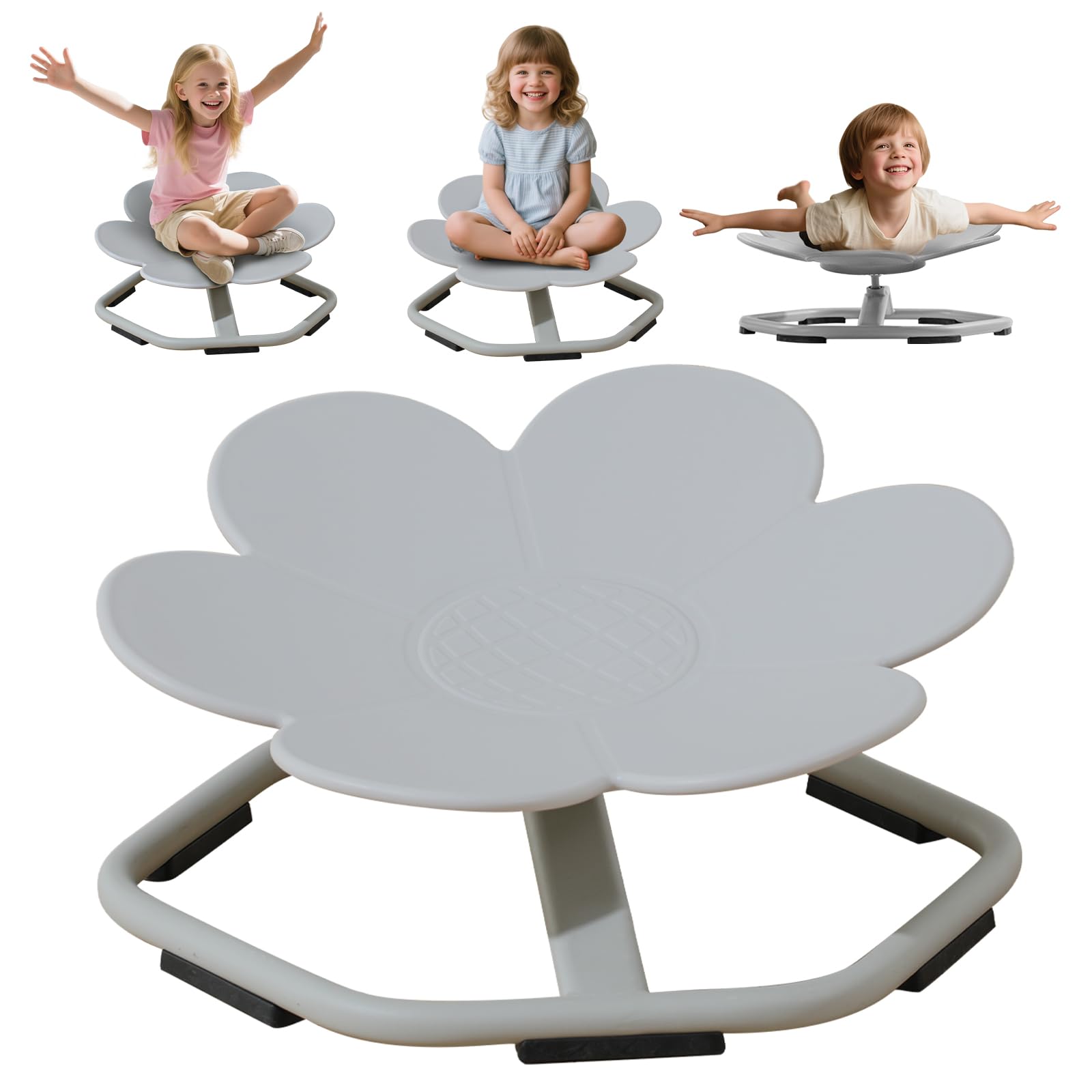 Sensory Spinning Chair for Kids,Sit & Spin Toy for Autism & ADHD,Swivel Chair Wobble Board to Improve Balance & Coordination,Sensory Equipment for Children