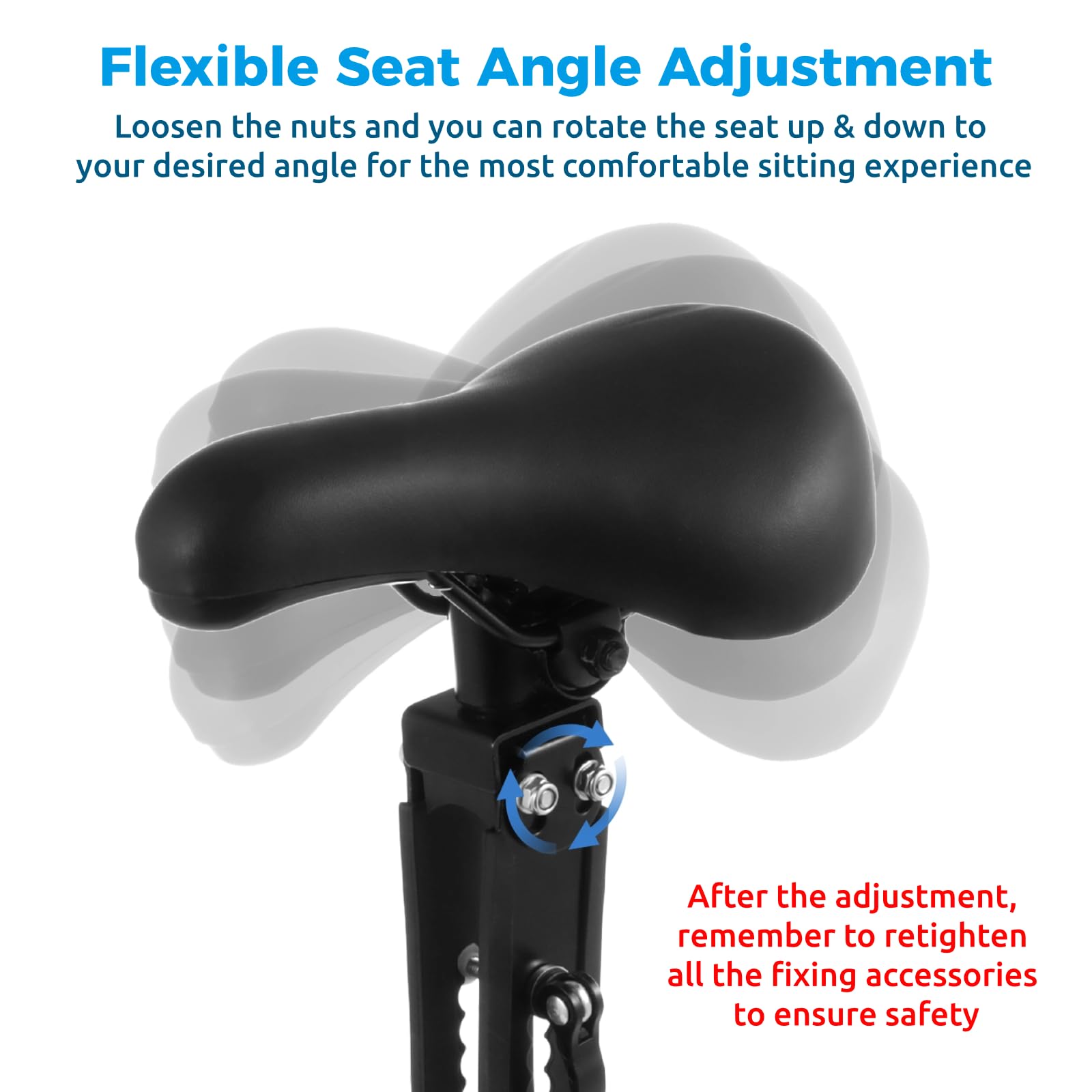 Lnrueg Kids Bike Seat for Adult Bike, Kid Bike Seat with Handlebar and Foot Pedals, Front Mounted Child Bike Seat for Mountain Bikes, Parent-Child Cycling Seat Kit for Children 2-6 Years