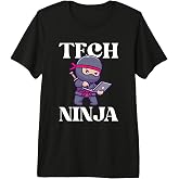 Funny Cute Technical Support Tech Ninja Computer IT Nerd Premium Tri-Blend T-Shirt