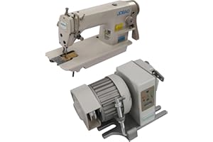 LIFFSHSY Leather Sewing Machine, DDL-8700 Industrial Strength Sewing Machine w/Motor Commercial Heavy Duty Leather Straight Stitch Tool Adjusted Stitch Length 0-0.2in (DDL-8700-h+Motor)