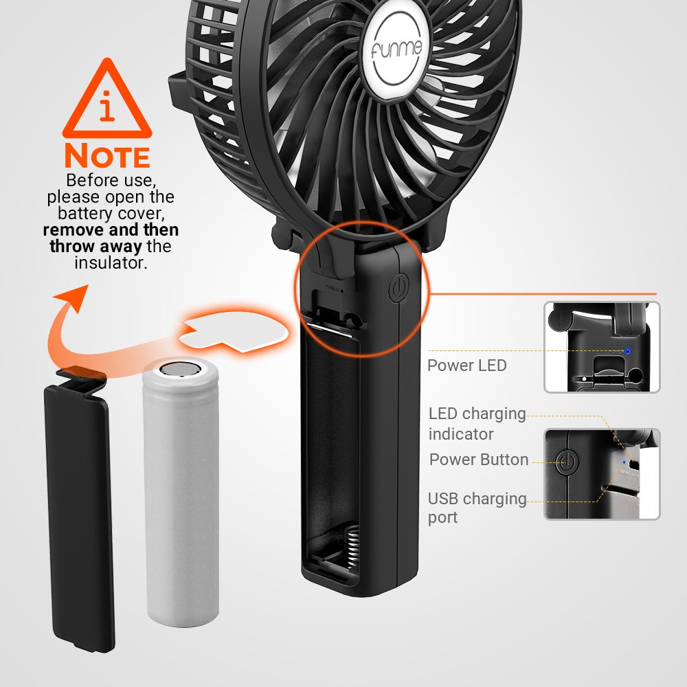 airflow mini handheld fan