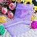 100pcs Purple Organza Drawstring Pouches Jewelry Party Wedding Favor Gift Bags 2.3