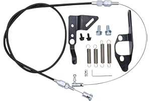 JADSOrBoBi Universal P7100 Throttle Swap Kit, Includes 36" Cut-to-Length Cable, Swap Brackets, Return Springs, Compatible with Cummins 5.9L 12V Engine 6BT 4BT Pumps