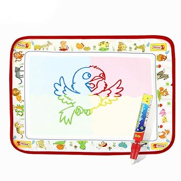 Innersetting Baby Kids Doodle Water Painting Cloth Water Drawing Play Mat with Magic Pen