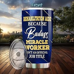MONIZILUCKY Rehabilitation Aide Tumbler Stainless