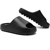Jaeynow Cloud Slides for Women,Unisex EVA Soft Recovery Slides,Thick Sole Open Toe Mens Pillow Slides Shower Shoes Outdoor&Indoor House Slippers