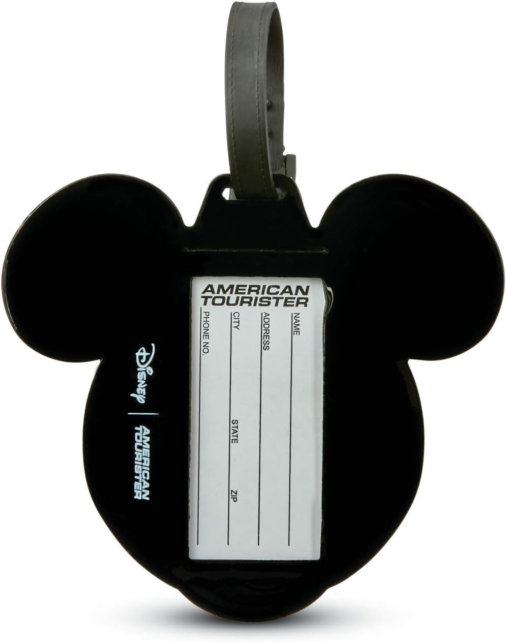  | American Tourister Disney Luggage Tag, Mickey Mouse Head, One Size | Luggage Tags