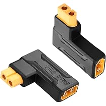 Adaptateur XT60 Femelle à Femelle RIIEYOCA - Sans Fil, Pour Drone FPV, Batterie LiPo | Connecteur Or, Plug & Play