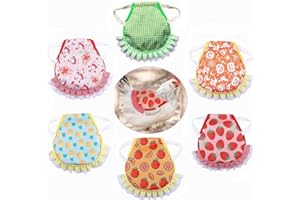 LSTORENICE 6Pcs Chicken Saddle for Hens Adjustable Elastic Belt Chicken Apron Double Back Hen Saddle Protective Clothes for C