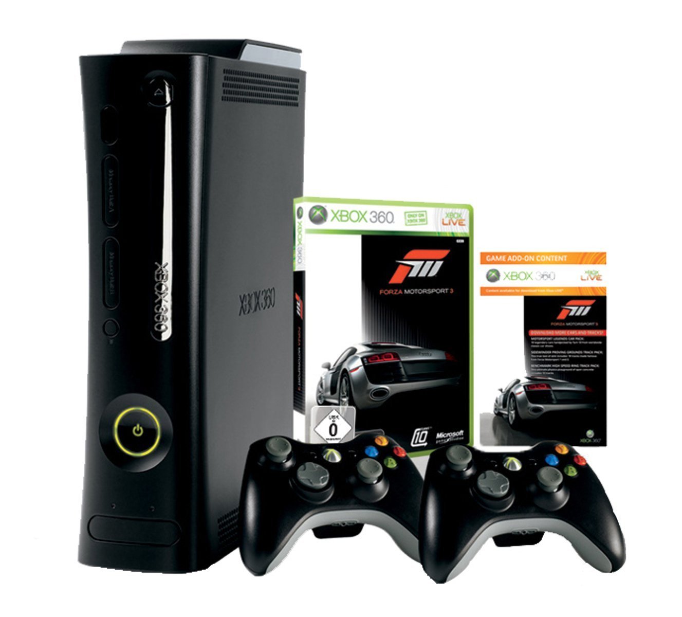 Xbox 360 Konsole Super Elite mit 250 GB Festplatte & 2 Wireless