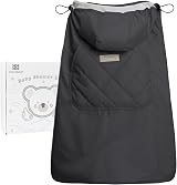 bebear Winter Cover for Baby Carrier Universal Hoodie Dark Grey