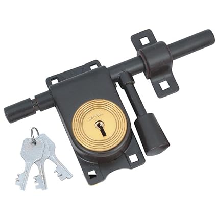 Ramson Aldrop Lock L Type Black Colour(9 inch_111)
