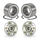 Front Rear Wheel Bearing And Hub Assembly Kit For