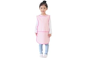 Plie Kids Painting Apron – Waterproof Art Smock for Toddlers & Preschoolers, Messy Play, Baking, Crafts, Cooking, Mealtime