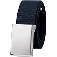 Falari Canvas Web Belt Fully Adjustable Cut to Fit Golf Belt Flip Top Buckle