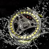 ANGLER DREAM EX-ALC Fly Reel 3/4 5/6 7/8 9/10WT CNC Machined Large Arbor Aluminum Fly Fishing Reels Silver/Gunsmoke Fly Reels