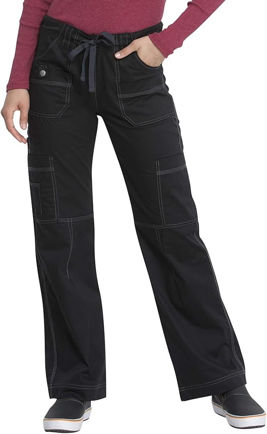Dickies Women's Gen Flex Junior Fit Contrast Stitch Cargo Medical