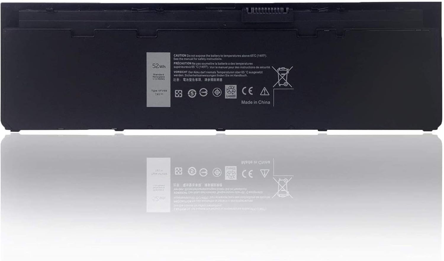 ASKC 7.4V 52WH VFV59 Laptop Battery for Dell Latitude 12 7000 E7240 E7250 Series Notebook F3G33 HJ8KP GVD76 J31N7 NCVF0 W57CV 9C26T 451-BBFX 451-BBFW 451-BBFY