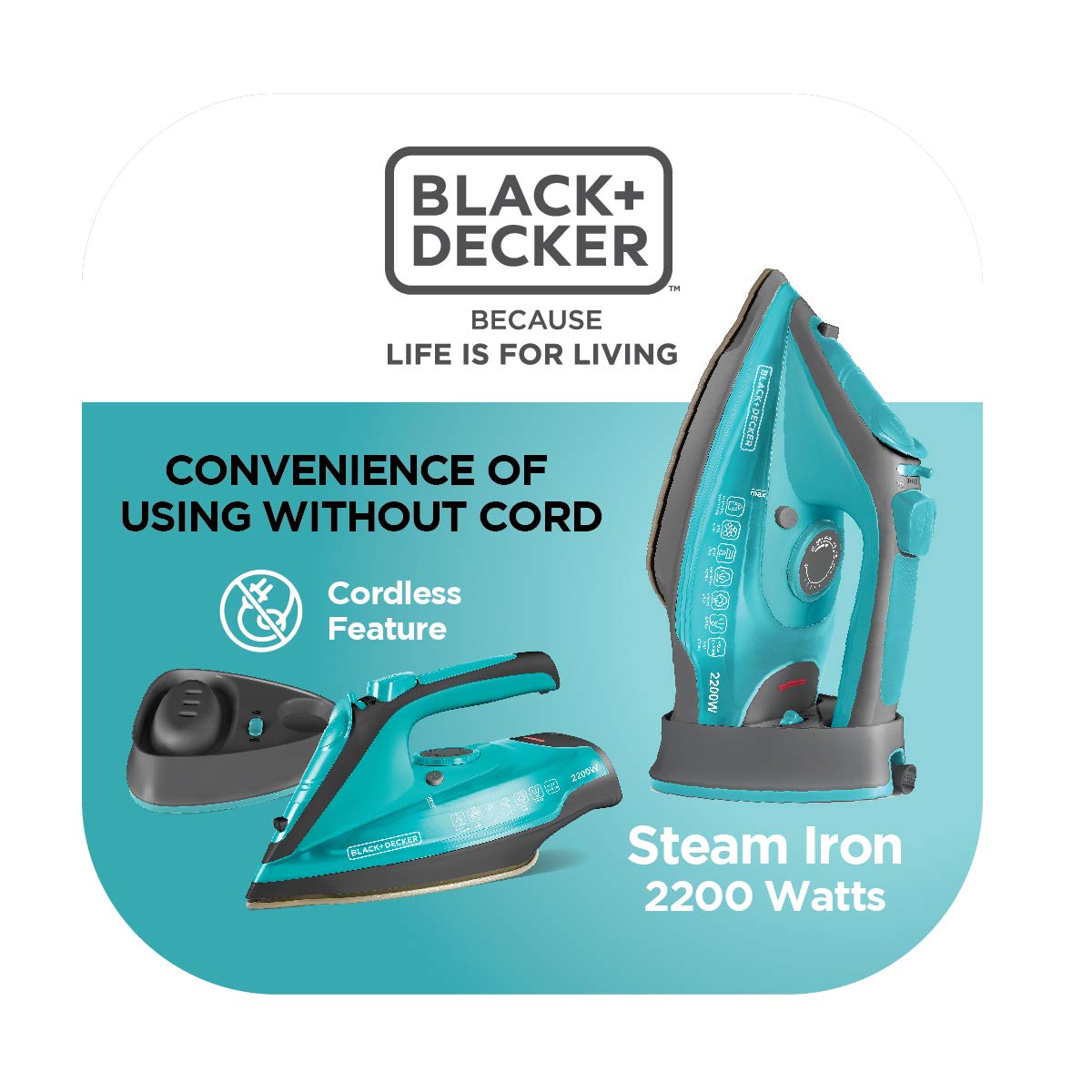 cordless steam iron box