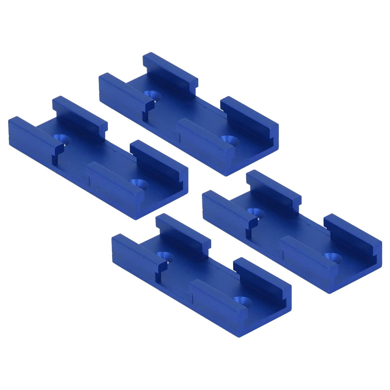 Zerodis T Track Cross Slide, 4 Pcs Aluminium, Blue