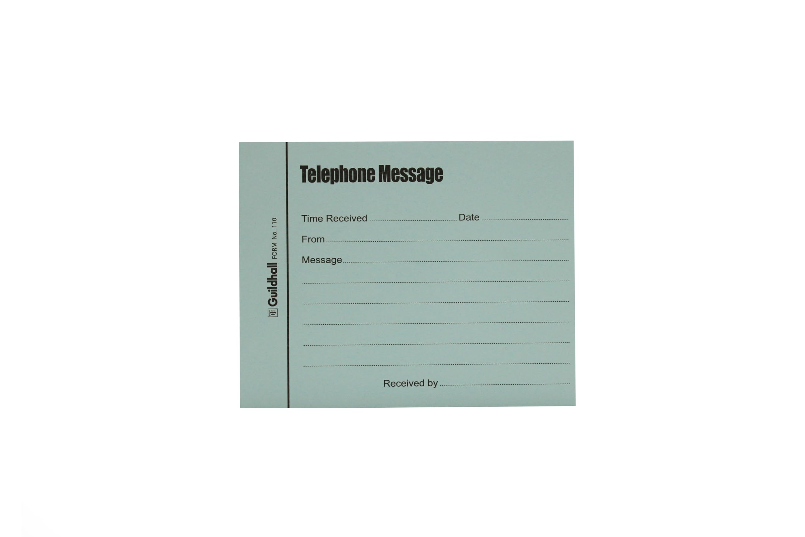 Guildhall GH110BU Telephone/Message Pad - Blue