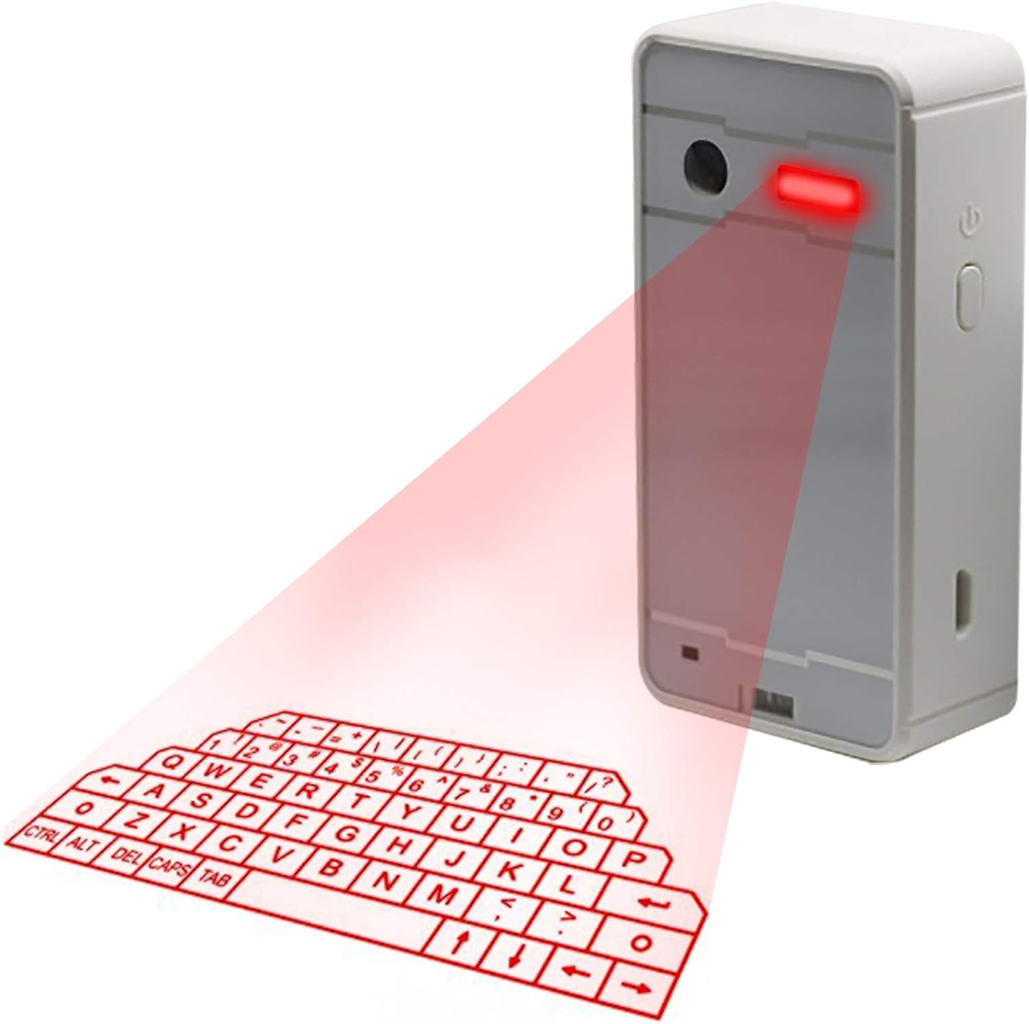 BIBERKACKE Teclado de proyección Bluetooth Virtual Laser Teclado
