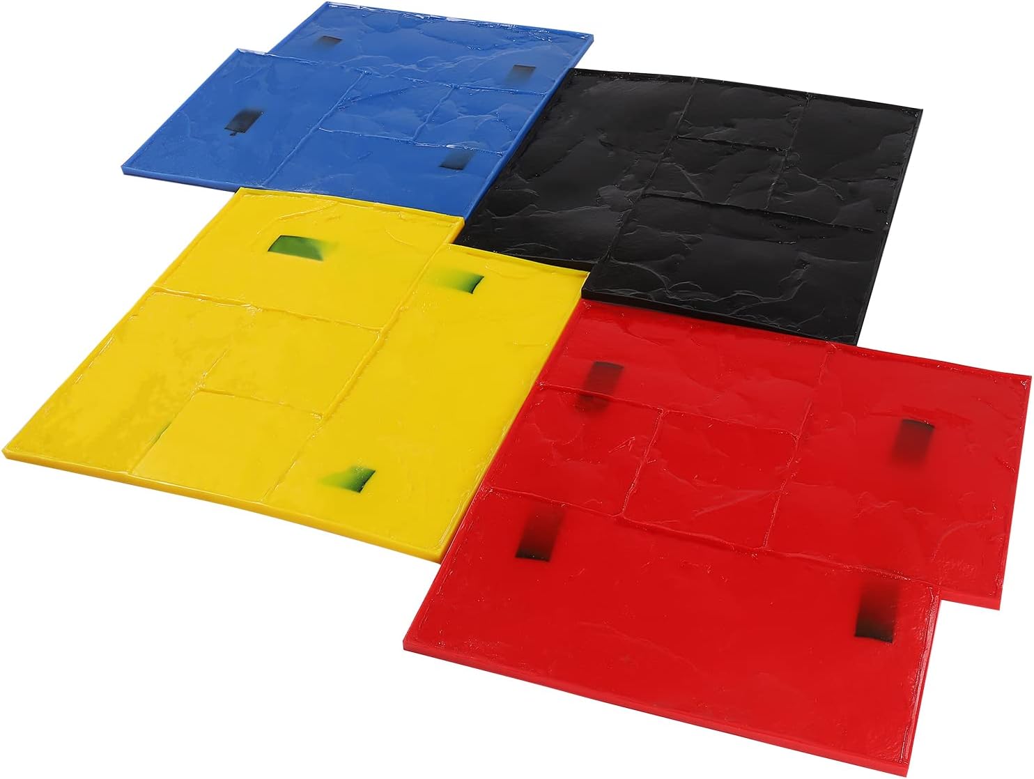 Hardscaping Materials - TFCFL 4 PCS Concrete Stamps Mats Set, 24