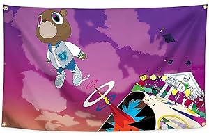 YOYNIIRE Kanye West Flag 3X5 Ft Tapestry Funny College Bedroom Room Dorm Wall Decoration Party Poster Gift YE Banner With 4 Brass Grommets