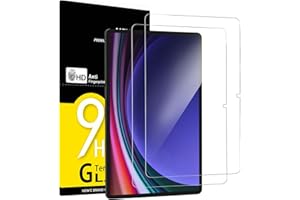 NEW'C 2 Pack Designed for Samsung Galaxy Tab S10 Lite / S10 FE, Tab S9 / S9 FE 11 Inch Screen Protector Tempered Glass, Bubbl