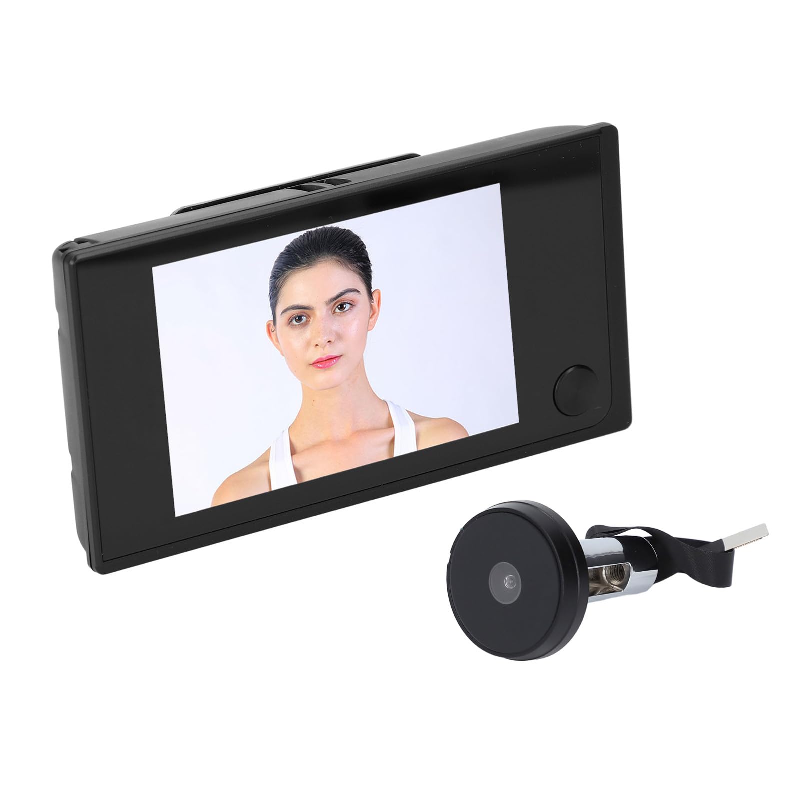 Digital Door Viewer with 3.5in LCD Color Screen, Ring Doorbell Peephole Infrared Camera with 1MP 120° Wide Angle for Home Security
