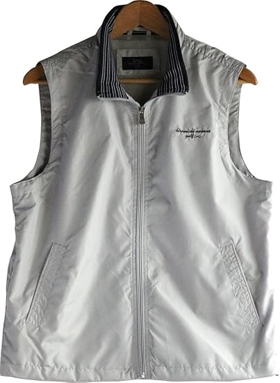 Amazon ノーブランド品 紳士 裏メッシュナイロンベスト L グレー ベスト 通販