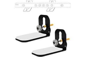 Suixing Sound Bar Mounts Universal Wall Mount Kit Mounting Bracket Compatible Most of Soundbars Wall Mount Brackets with Hardware Kit
