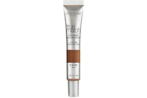 L’Oréal Paris True Match Eye Cream Concealer, Formulated With 0.5% Hyaluronic Acid, c9-10 Deep, 1 Count
