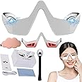 Renewa EyeLift Device, 2025 Best Renewa Eye Lift Under-Eye Red Light Device, Renewa Skin Eye Bag Remover Glasses, 2 Modes Red Light Glasses for Remove Dark Circles, Puffy Eyes, Fine Lines