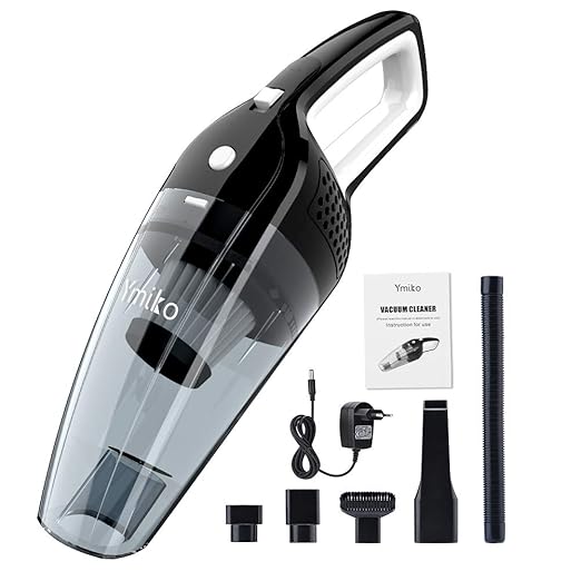Handstaubsauger,Ymiko [Upgrade Abschnitt]Akkusauger Kabelloser Staubsauger Nass & Trocken, 120W Zyklon-Staubsauger, 6000Pa Ho