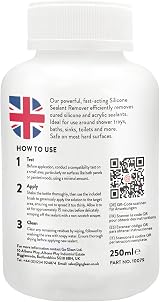 GLEAN Silicone Sealant Remover Gel 250ml - Ideal for Bathrooms & Sinks view 10