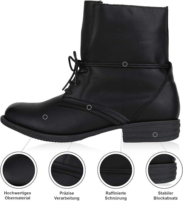 stivaletti stringati bassi