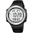 Mens Pedometer Watch for Walking Step Counter Watch No Charging, No App Connection, with EL Backlight. Simple, Practical Choice for Mobile-Free Fitness Enthusiasts TIMEURE-2308