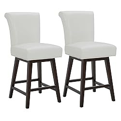 CHITA 26 Inch Counter Height Swivel Bar Stools Set