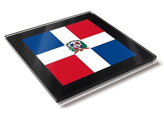 Posavasos con diseño de bandera de la República Dominicana en ...