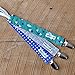 Pacifier Clip Boy, Girl (3 Pack) Ziggy Baby 2-Sided Design Pacifier Holder