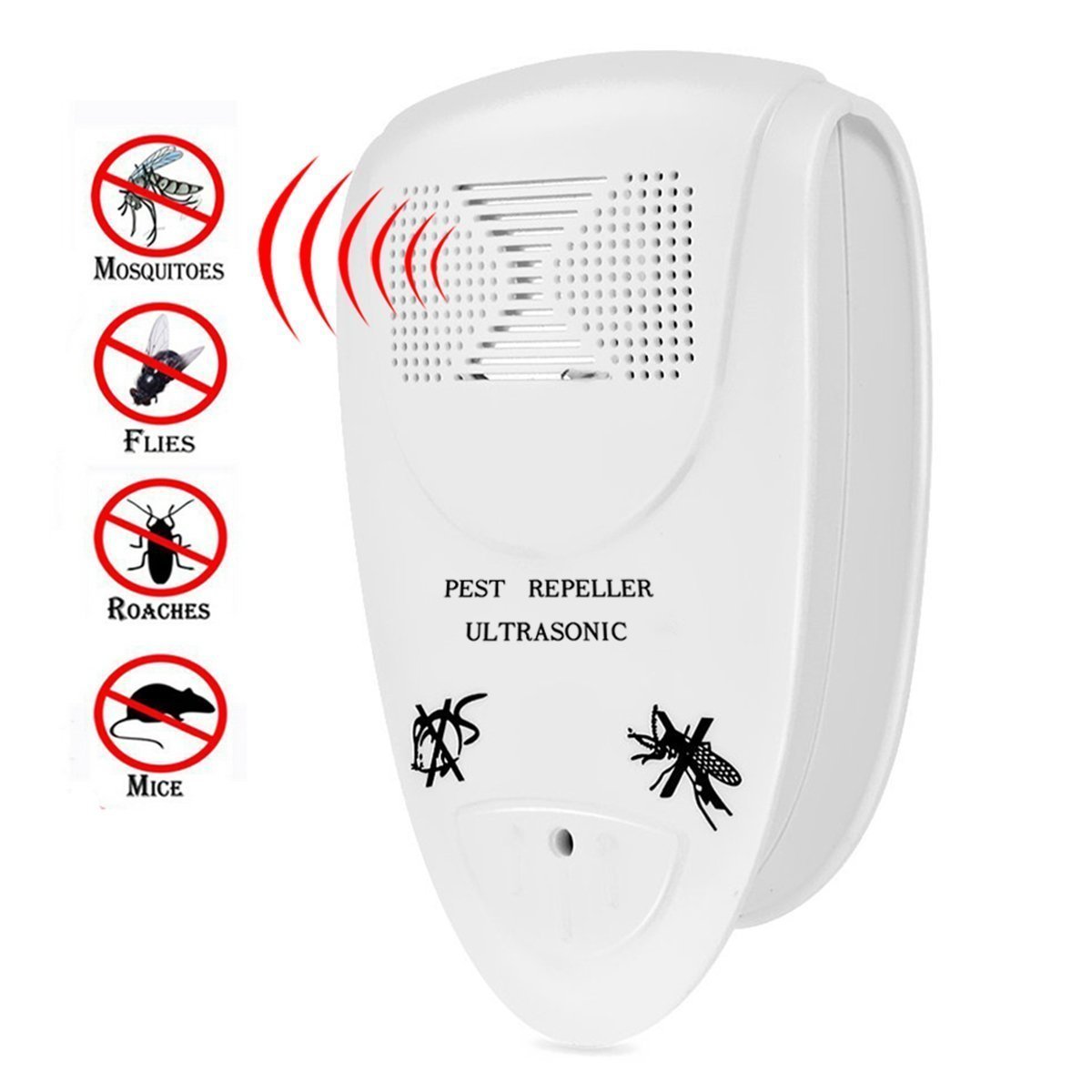 Ultraschall Pest Repeller 3 Pack Elektronische Plug in Pest Repellent- Schädlingsbekämpfung Ausrüstung für Insekten, Mäuse, Ratten, Roaches, Spinnen, Bugs