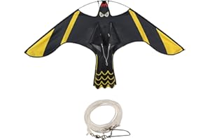 WIXUIPR Say Goye to Bird Troubles Bird Scaring Kite Safe Easy to and Eco-Friendly Eagle Nylon Farm Protector Scarer