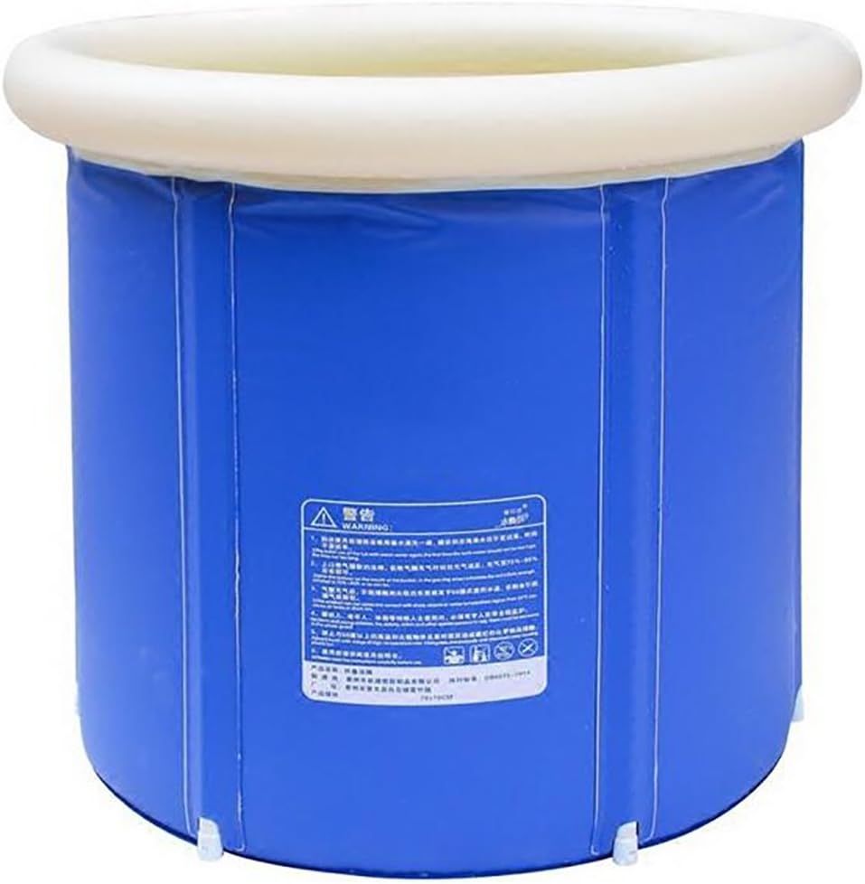 LL-Inflatable Bath Tub Adults Folding SPA Bath Bucket Plastic Bathtub Child Bath Thickening Bucket, medium