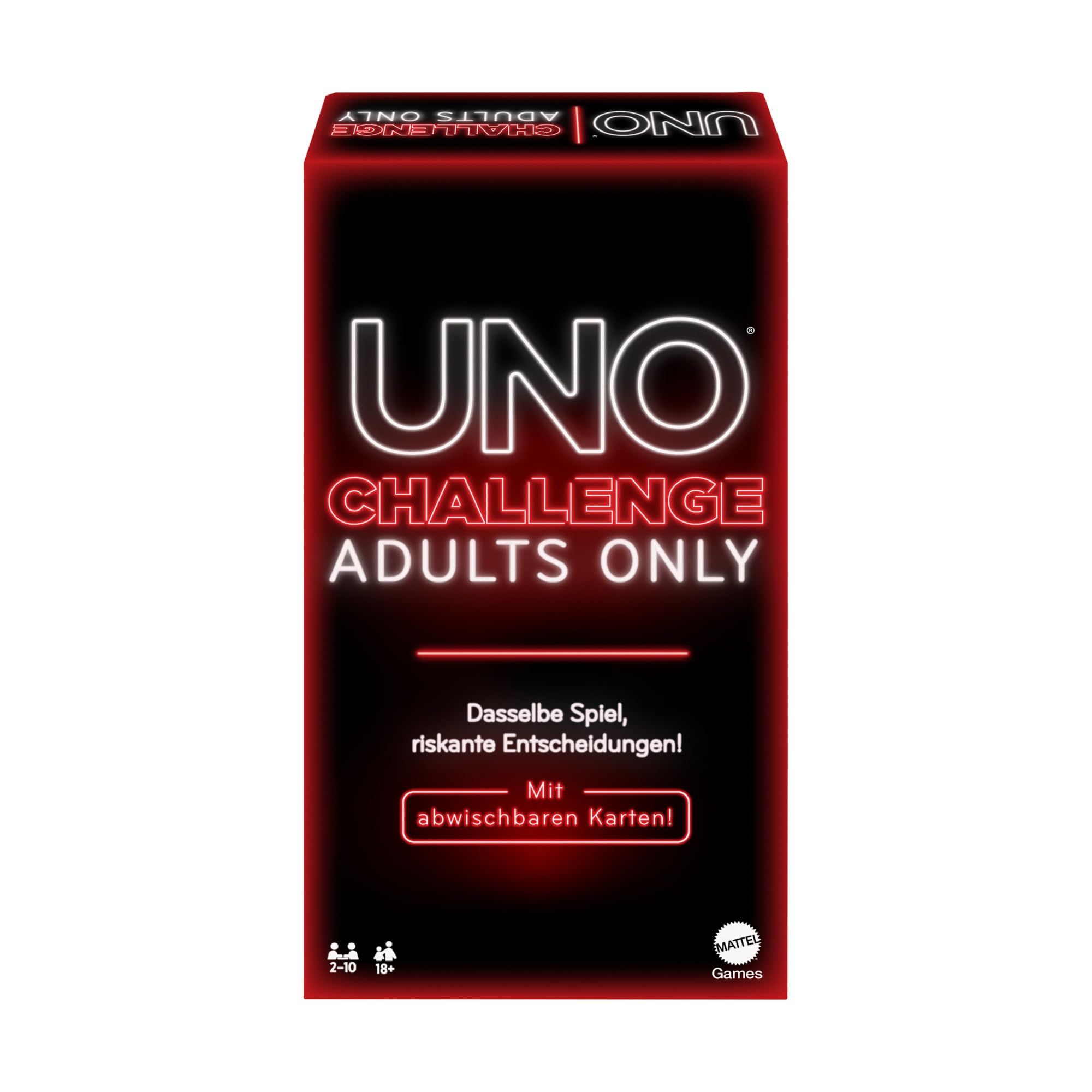 Mattel Games UNO DARE Adults Only, Version: German, JBF58